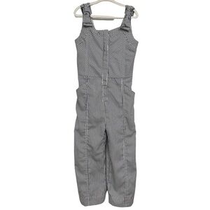 Habitual Girls Striped Jumpsuit Blue and White Size. 6X